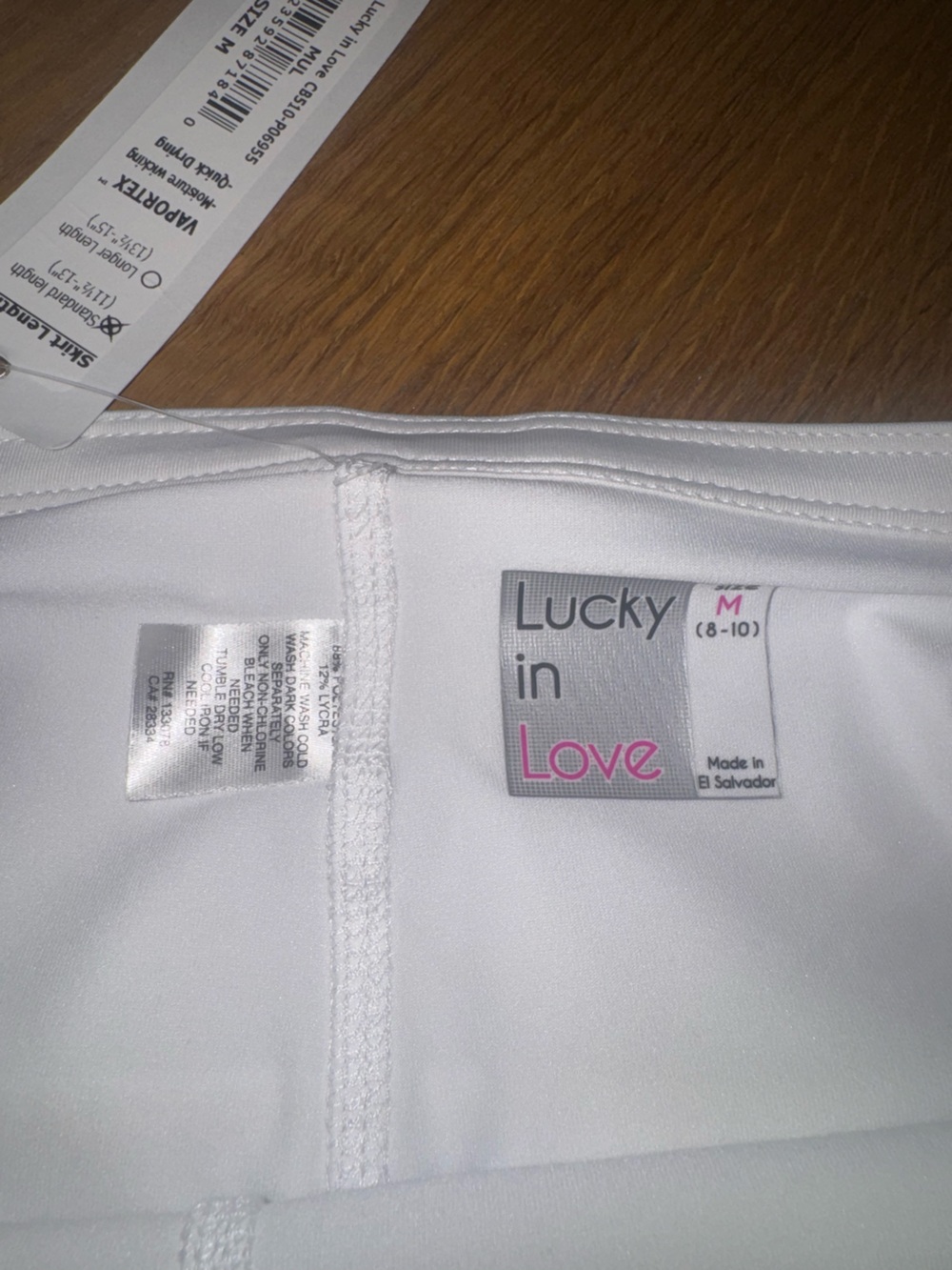 Lucky in Love White to Gray Ombre Pleated Ruffle Skirt - Picture 4 of 6